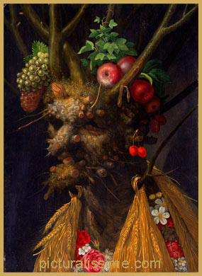 Arcimboldo Quatre Saisons en une Tête