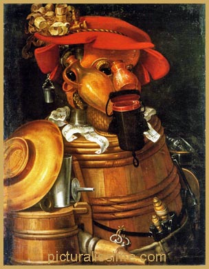 Arcimboldo Le Sommelier ou La Cantina