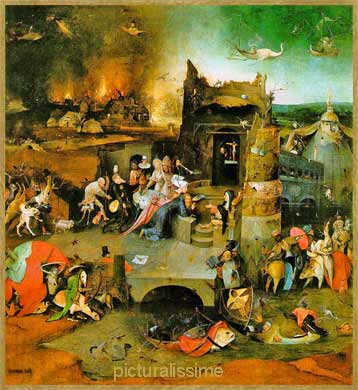 Bosch la Tentation de Saint Antoine (centre)