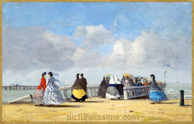 Boudin L'embarcadère  Trouville