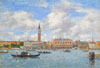 Boudin Venise Campanile, Le Palais Ducal et La Piazzeta vue de San Giorgio