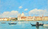 Boudin Venise, la Salute, la Douane et le dbut du Grand Canal