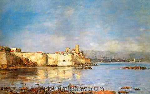 Eugne Boudin le Port d'Antibes