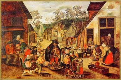 Pieter Bruegel le joueur d'orgue