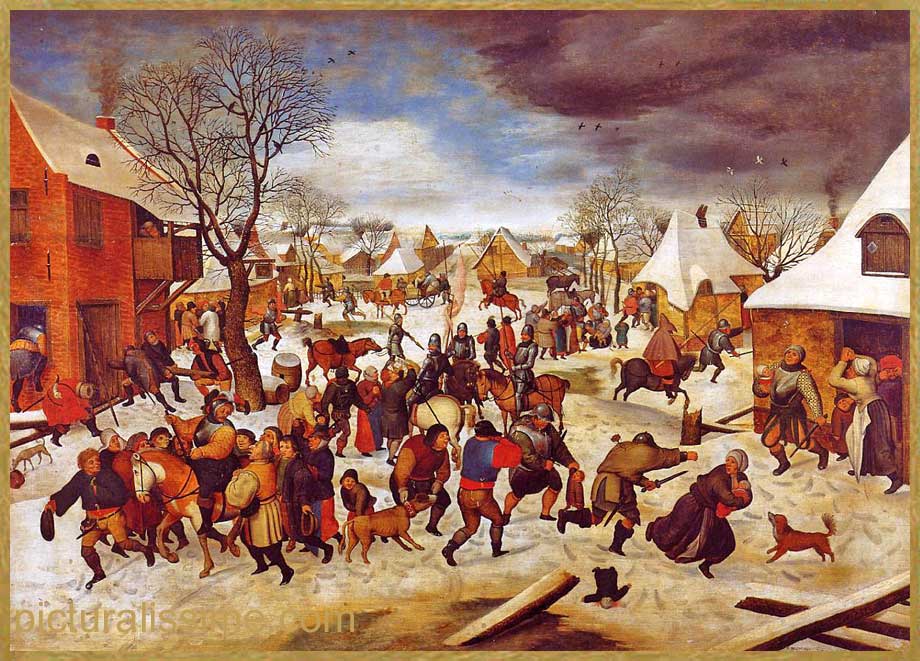 copie reproduction Bruegel massacre des innocents