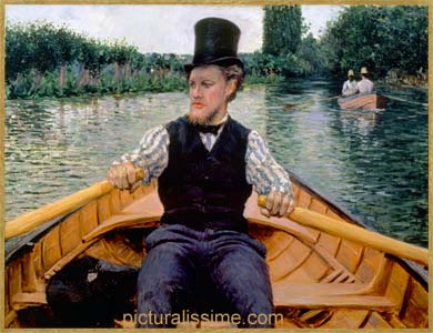 Caillebotte Partie de bateau