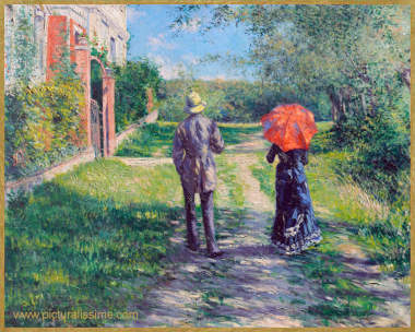 Caillebotte Chemin montant