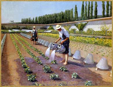 Caillebotte Les jardiniers