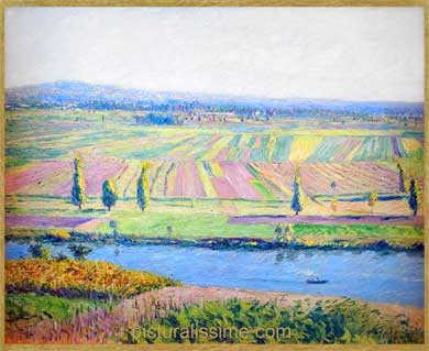 Caillebotte La plaine de Gennevilliers vue des pentes d'Argenteuil