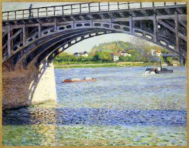 Caillebotte le pont d'Argenteuil