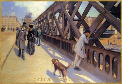 Caillebotte le pont de l'Europe