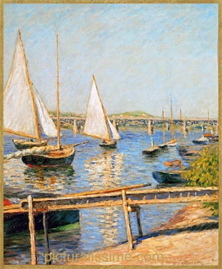 Caillebotte Voiliers à Argenteuil