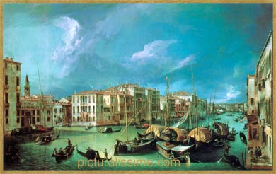 Canaletto grand canal vu du palais Corner Spinelli