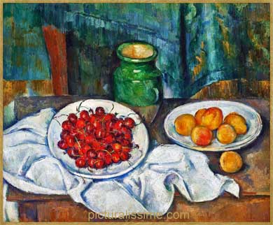 Cézanne Cerises et petecirc;ches