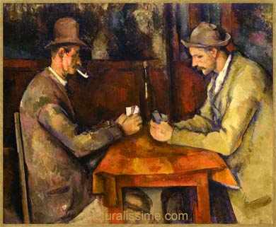 Paul Cézanne les joueurs de cartes