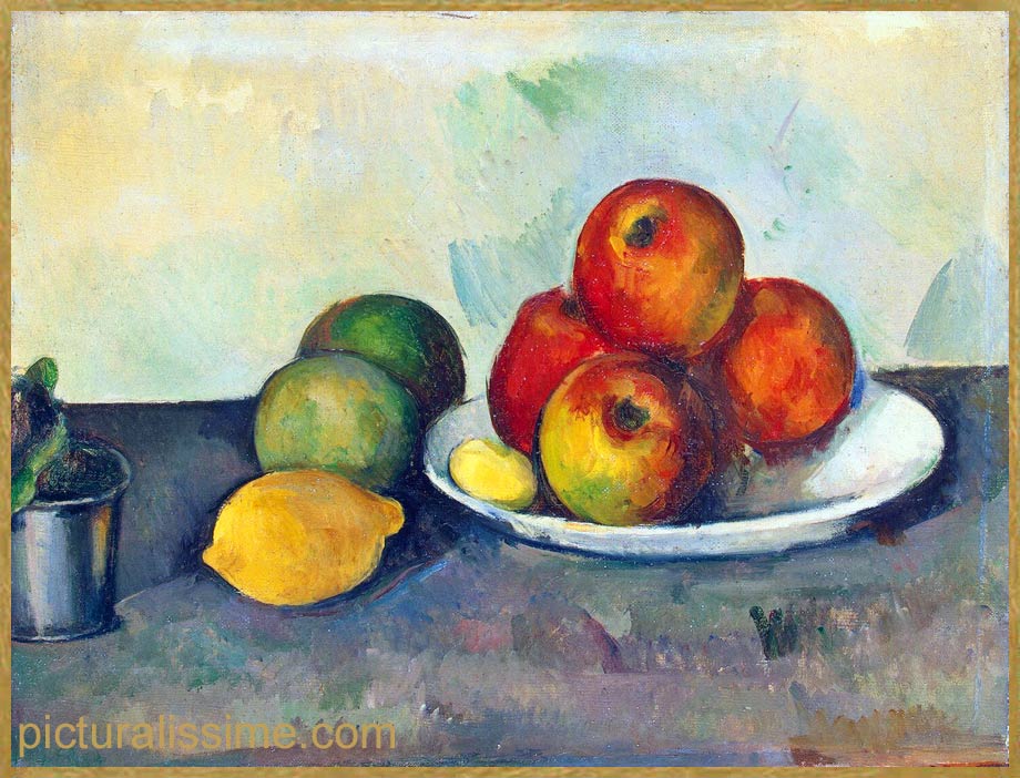 Copie Reproduction Cézanne Pommes