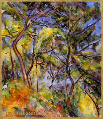 Paul Cézanne Sous Bois