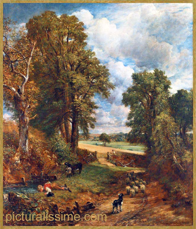 Copie Reproduction Constable le Champ de Maetiuml;s