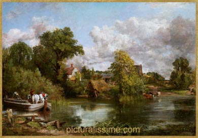 John Constable le cheval blanc