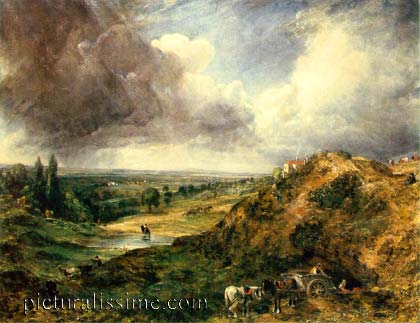 John Constable étang de branch hill reproduction