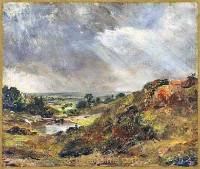 John Constable étang de Hampstead Colline de Branch