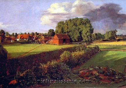 John Constable le Jardin en fleur