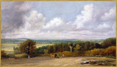 John Constable Paysage Scène de Labourage