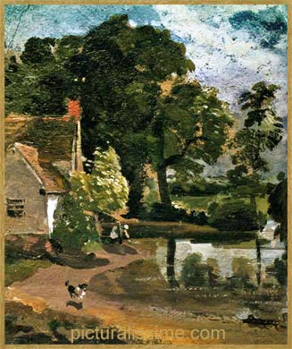 John Constable la maison de willy lott