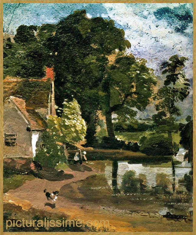 Copie Reproduction Constable la Maison de Willy Lot