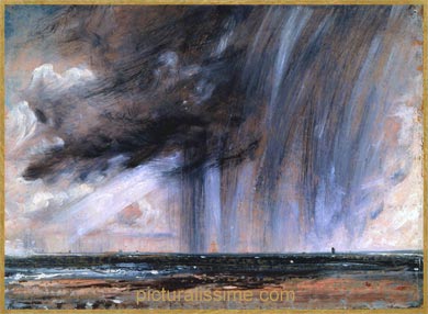 John Constable Orage sur la mer