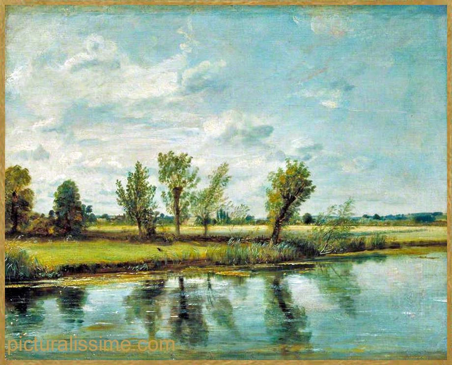 Copie Reproduction Constable les Prairies Marécageuses près de Salisbury