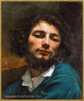 Gustave Courbet Autoportrait l'Homme à la pipe