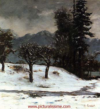 Gustave Courbet La Neige