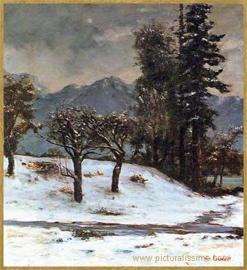 Gustave Courbet La Neige