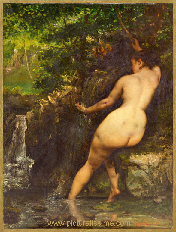 Copie Reproduction Courbet La Source