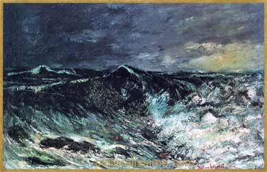 Gustave Courbet la Vague N1