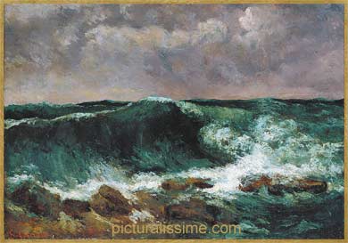 Gustave Courbet la Vague N2 Frankfort