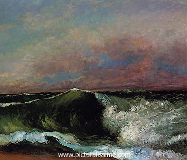 Gustave Courbet la Vague N3