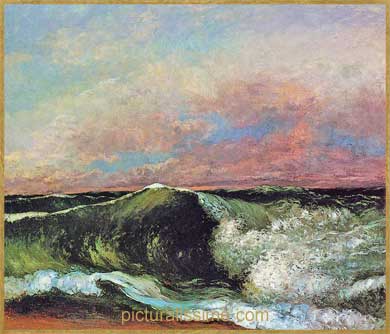 Gustave Courbet la Vague N3