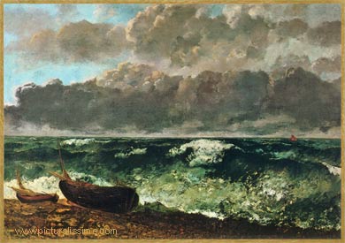 Gustave Courbet Mer orageuse Orsay