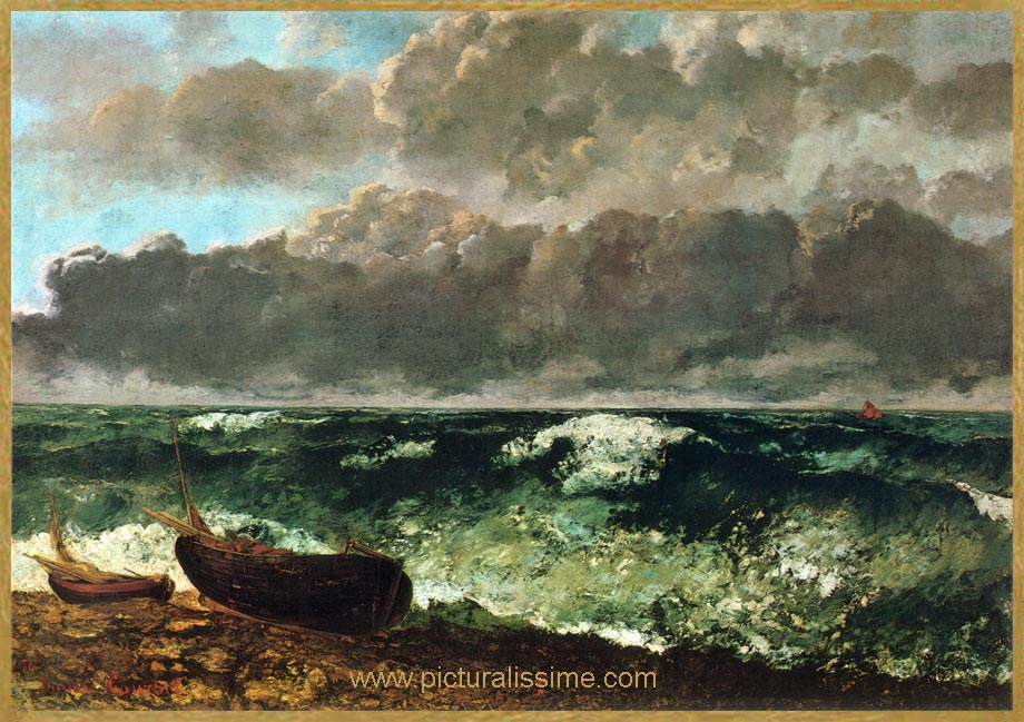 Courbet Mer orageuse Orsay