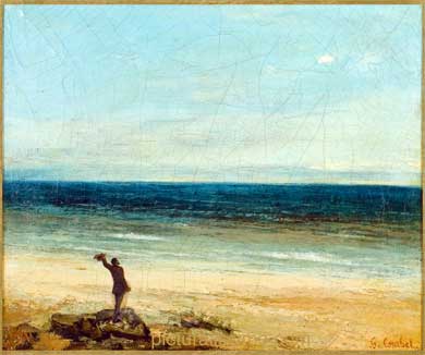 Gustave Courbet la Mer à Palavas