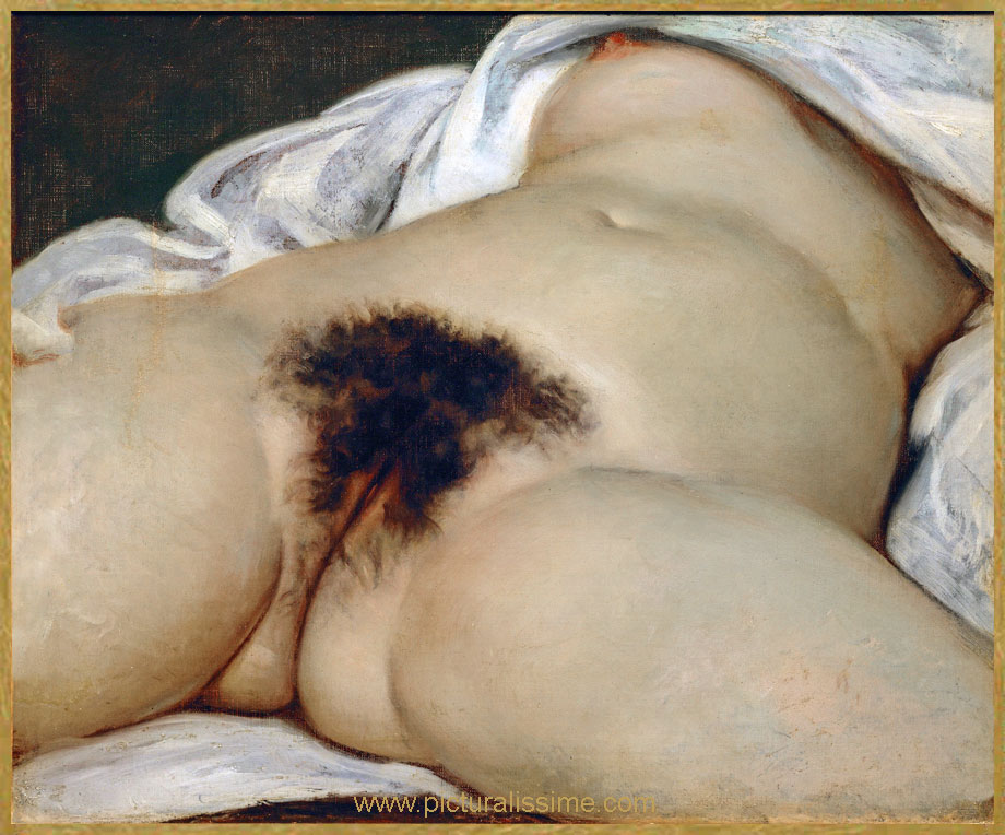Copie Reproduction Courbet l'Origine du monde