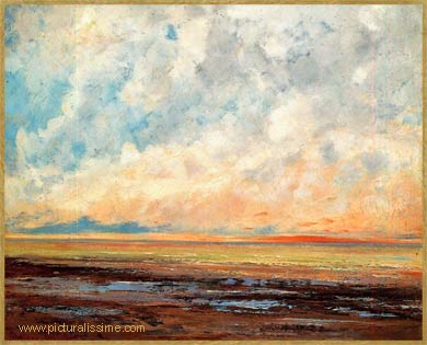 Gustave Courbet Paysage marin