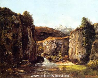 Gustave Courbet la Source du Doubs