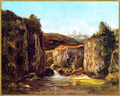 Gustave Courbet la Source du Doubs