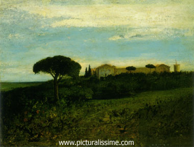 Gustave Courbet Vue de la Tour de Farges
