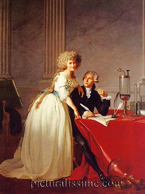 Jacques Louis David monsieur lavoisier et sa femme