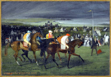 Degas Aux courses le départ