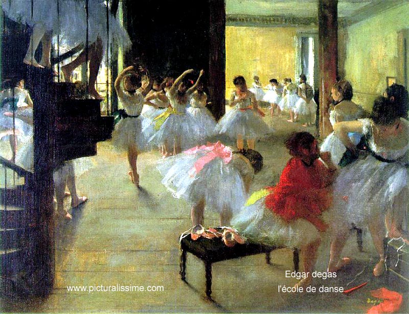 Edgar Degas l'école de danse